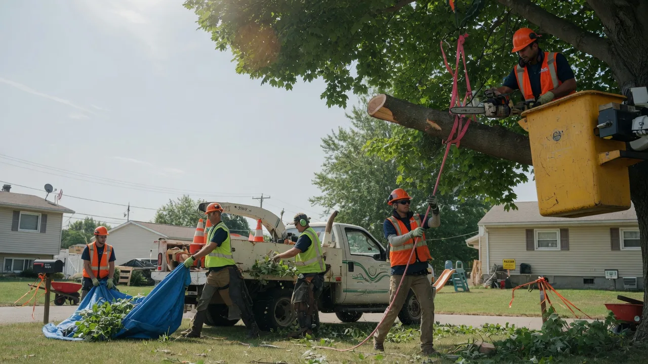 Large Tree Relocation in Jerico Springs, MO